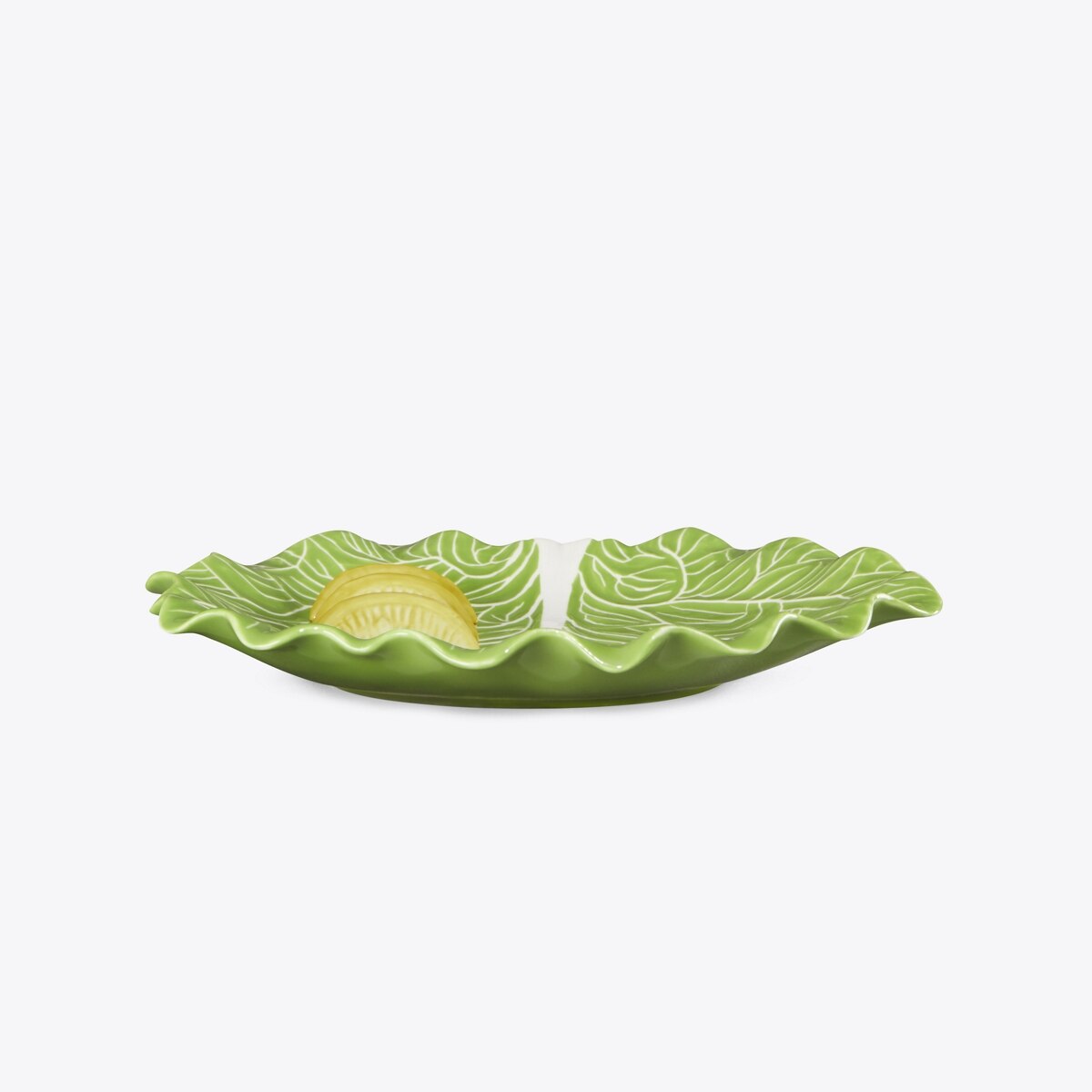 Lettuce Ware & Lemon Side Plate-Green 5 Lettuce Ware & Lemon Side Plate-Green