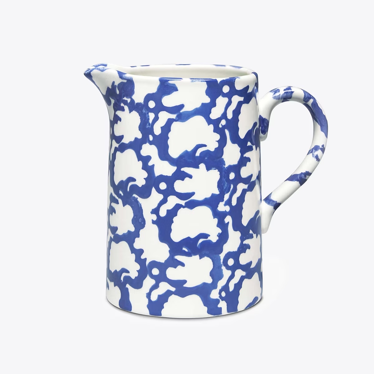 Spongeware Small Pitcher-Smoke