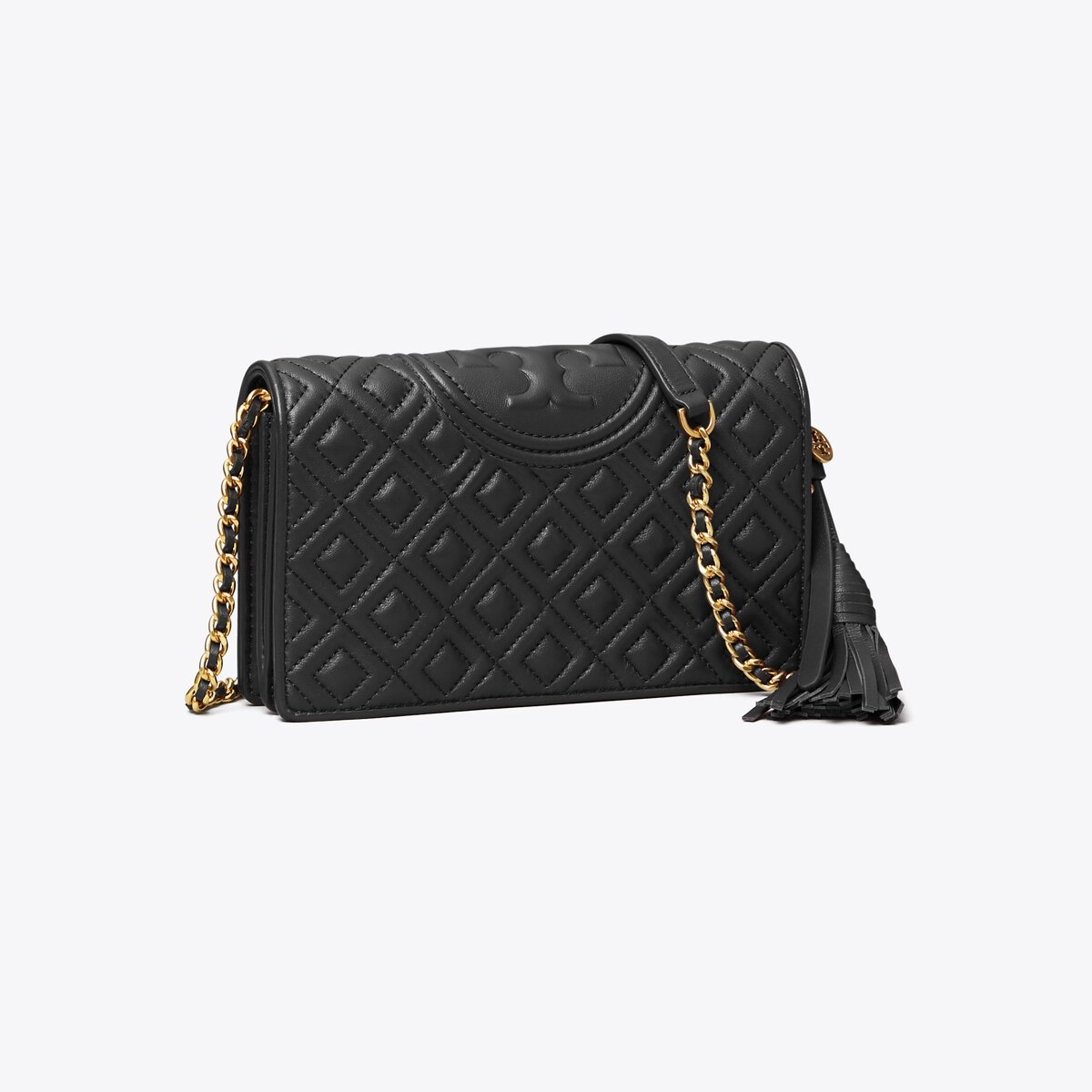Fleming Wallet Crossbody-Black