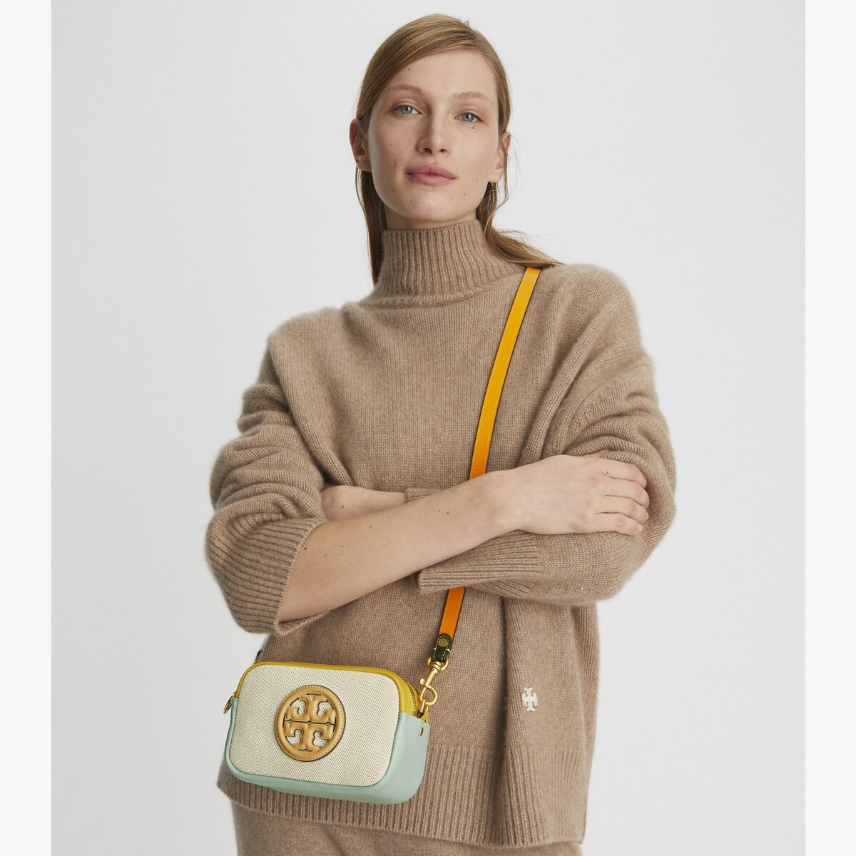 Perry Bombé Canvas Mini Bag-Natural 7 Perry Bombé Canvas Mini Bag-Natural