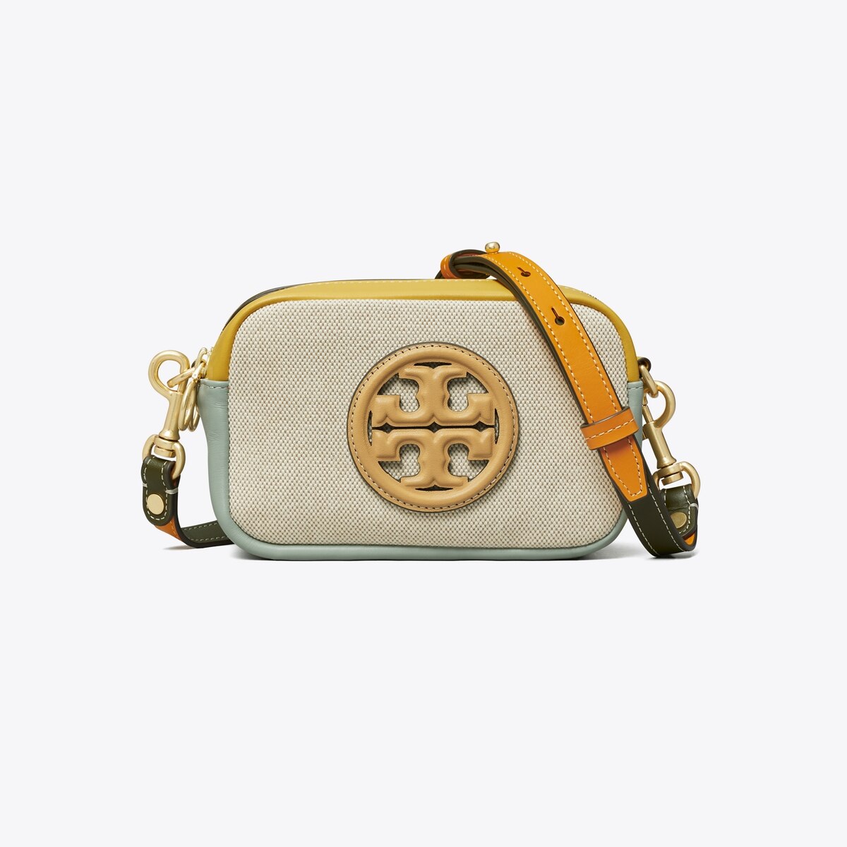 Perry Bombé Canvas Mini Bag-Natural 8 Perry Bombé Canvas Mini Bag-Natural