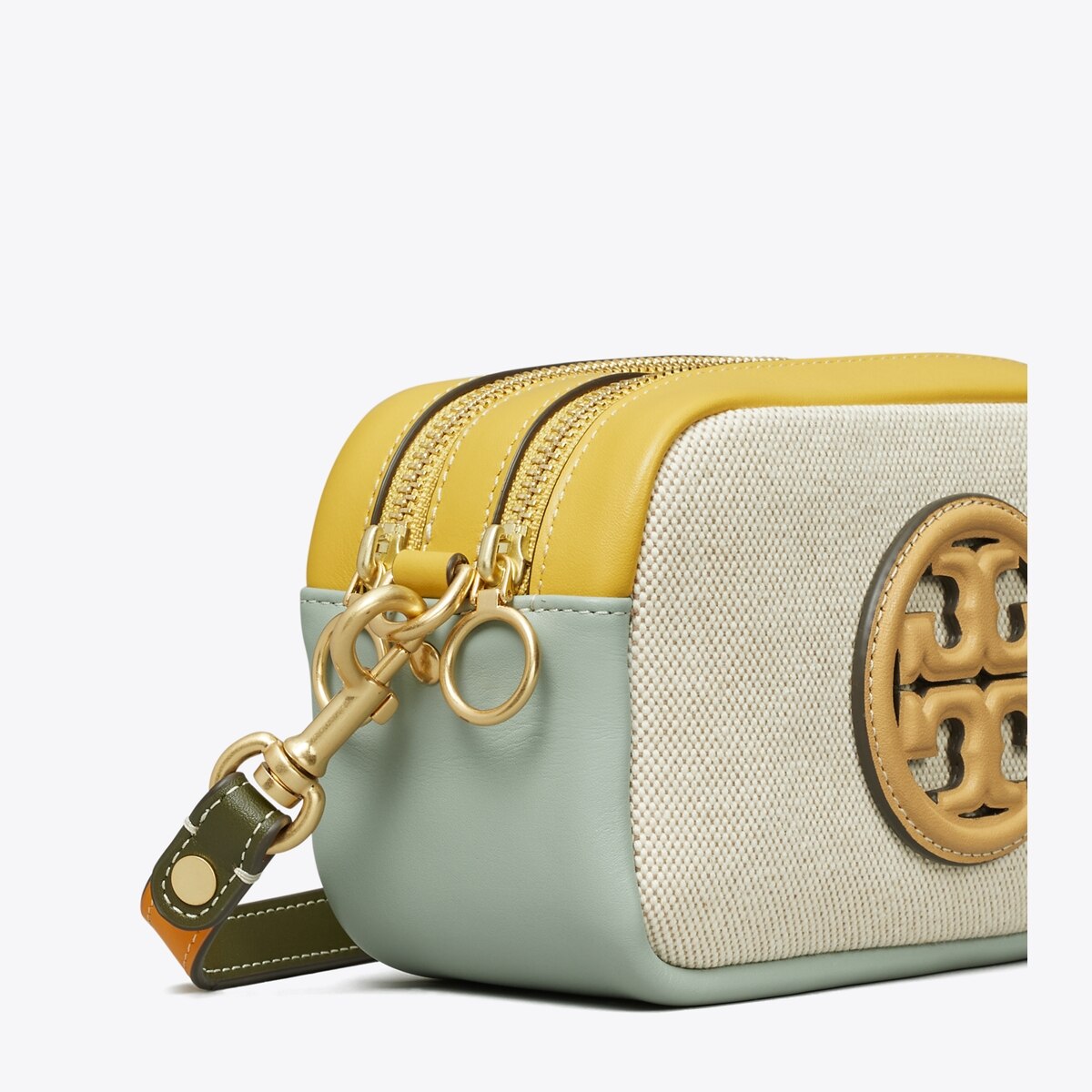 Perry Bombé Canvas Mini Bag-Natural 9 Perry Bombé Canvas Mini Bag-Natural