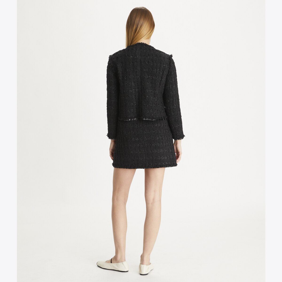 Tinsel Tweed Mini Skirt-Black 9 Tinsel Tweed Mini Skirt-Black