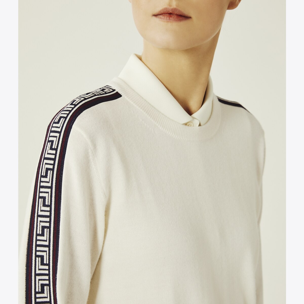 Performance Merino Geo-T Sweater-Snow White 8 Performance Merino Geo-T Sweater-Snow White