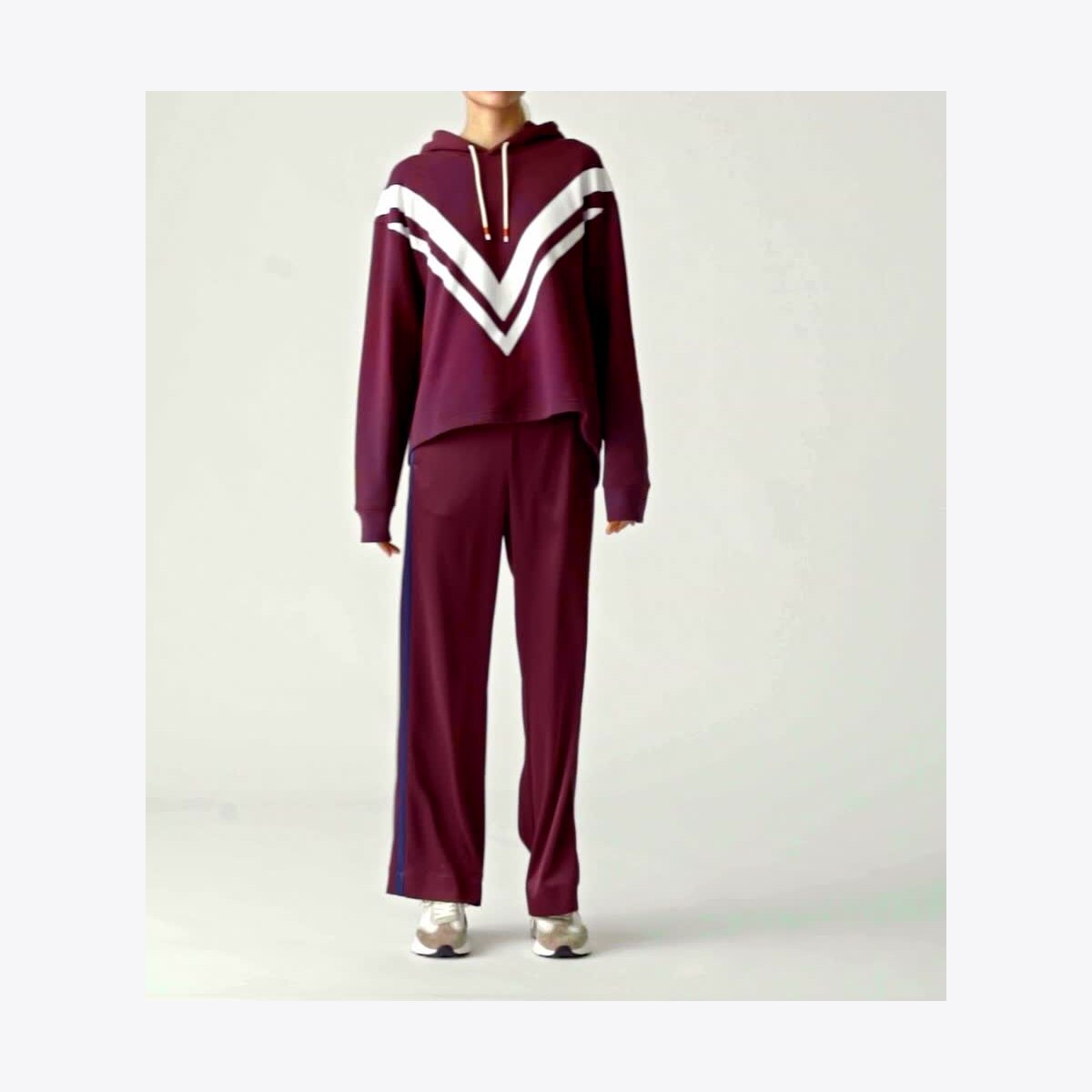 Satin Track Pant-Winetasting / Tory Navy 14 Satin Track Pant-Winetasting / Tory Navy