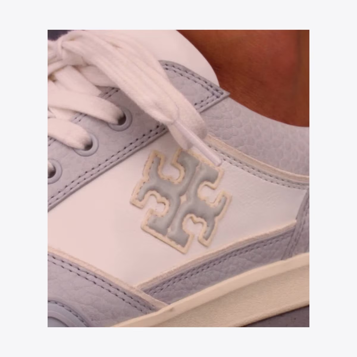 Clover Court Sneaker-WHITE / POWDER BLUE 10 Clover Court Sneaker-WHITE / POWDER BLUE