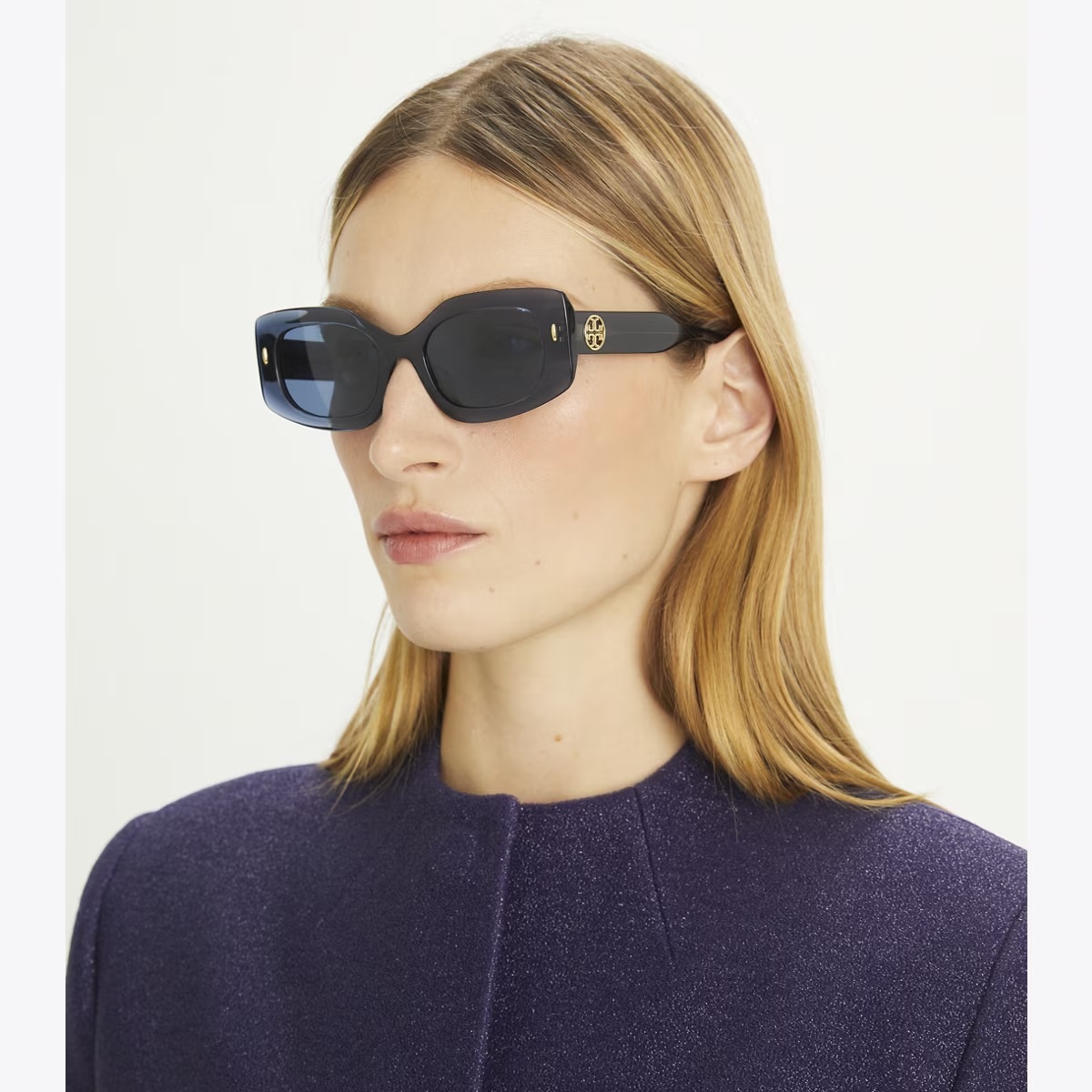 Miller Rectangle Sunglasses-BLACK/DARK GREY 14 Miller Rectangle Sunglasses-BLACK/DARK GREY