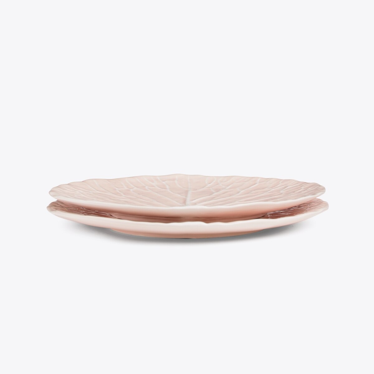 Lettuce Ware Dinner Plate, Set of 2-Pale Pink 10 Lettuce Ware Dinner Plate, Set of 2-Pale Pink