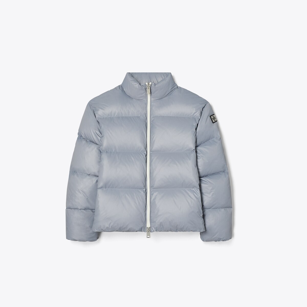 Nylon Down Jacket-Muted Slate 1 Nylon Down Jacket-Muted Slate