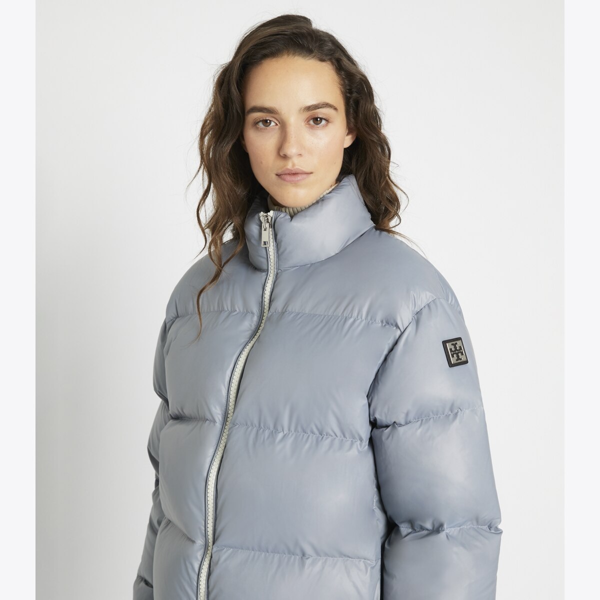 Nylon Down Jacket-Muted Slate 13 Nylon Down Jacket-Muted Slate