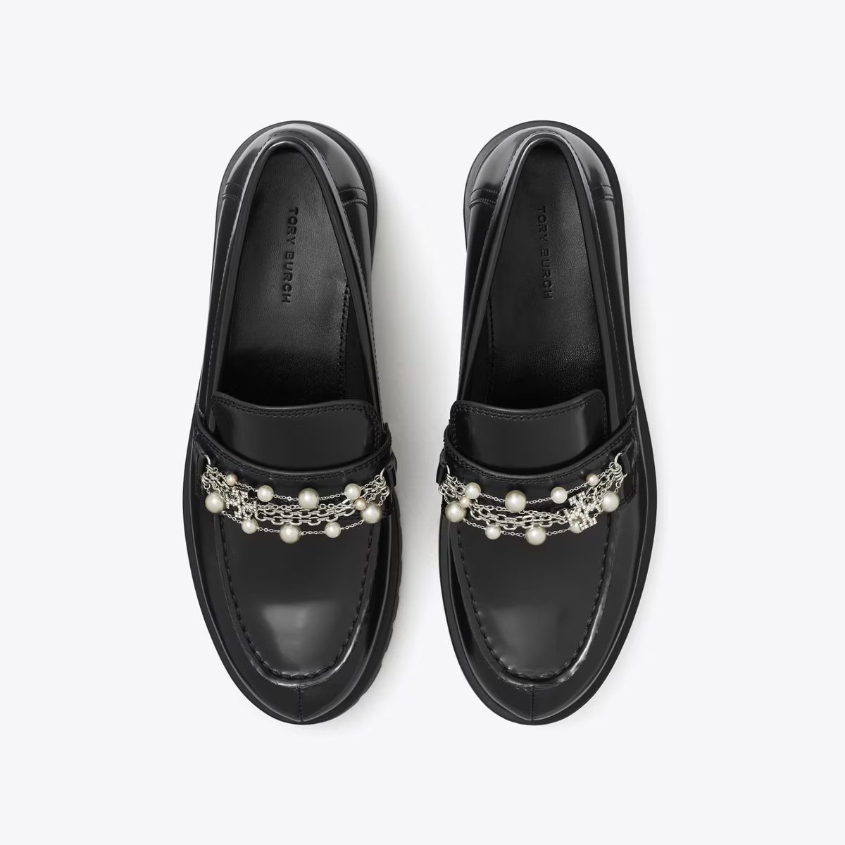 Embellished Classic Lug Loafer-PERFECT BLACK 12 Embellished Classic Lug Loafer-PERFECT BLACK
