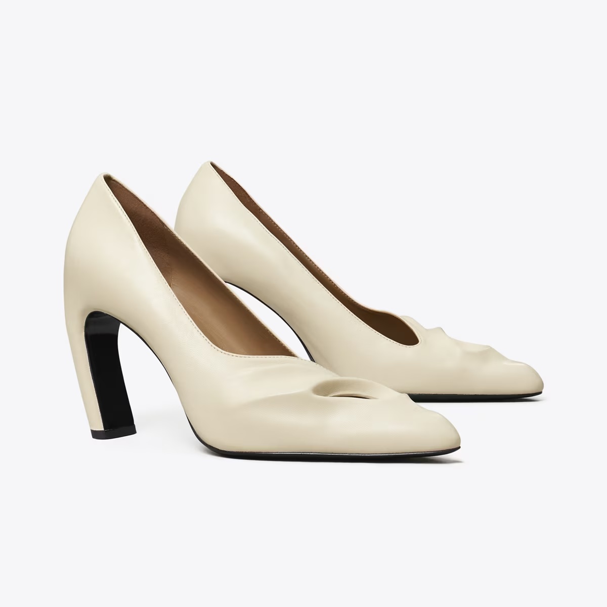 Sculpted Peep-Toe Pump-SOFT ACORN 32 Sculpted Peep-Toe Pump-SOFT ACORN