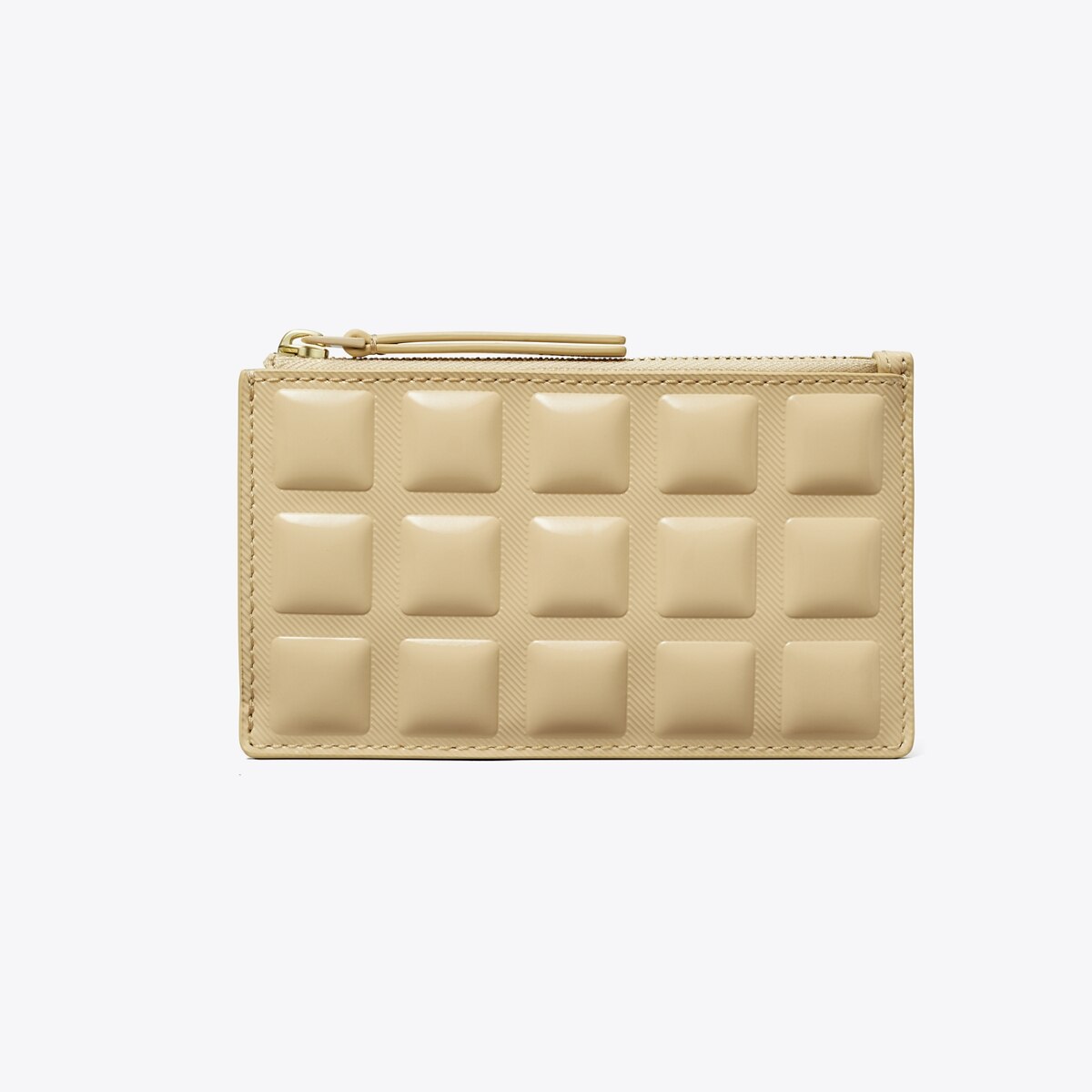 Fleming Patent Square Quilt Zip Card Case-Vanilla Soft Serve 5 Fleming Patent Square Quilt Zip Card Case-Vanilla Soft Serve