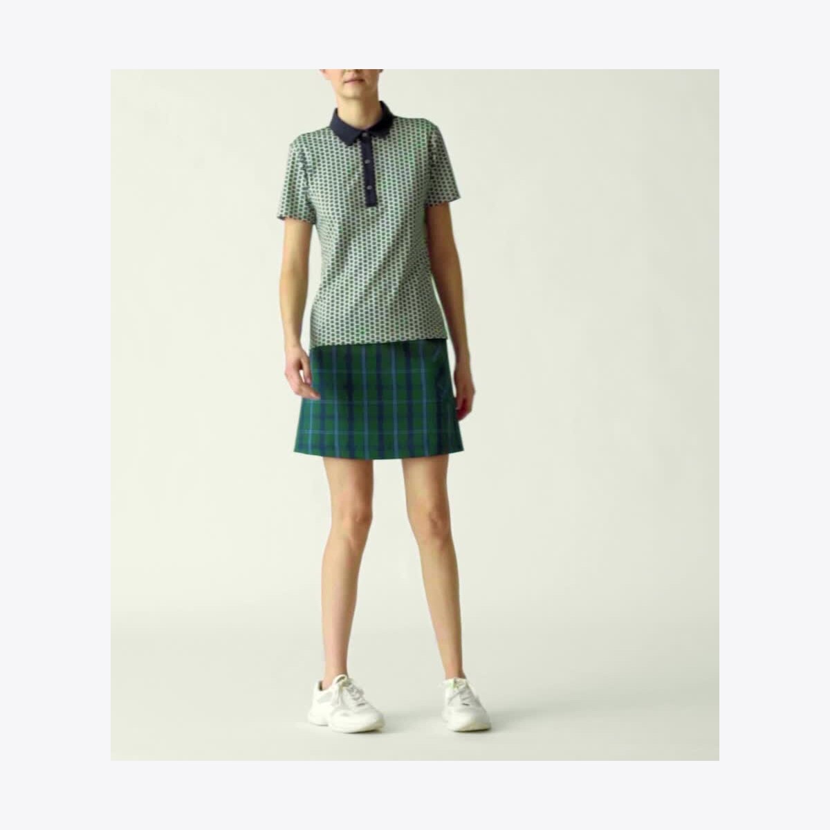 Printed Tech Piqué Polo-Conifer Poppy Seed 10 Printed Tech Piqué Polo-Conifer Poppy Seed