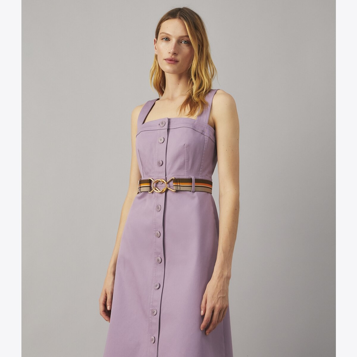 Button Front Sundress-Spring Hydrangea 13 Button Front Sundress-Spring Hydrangea