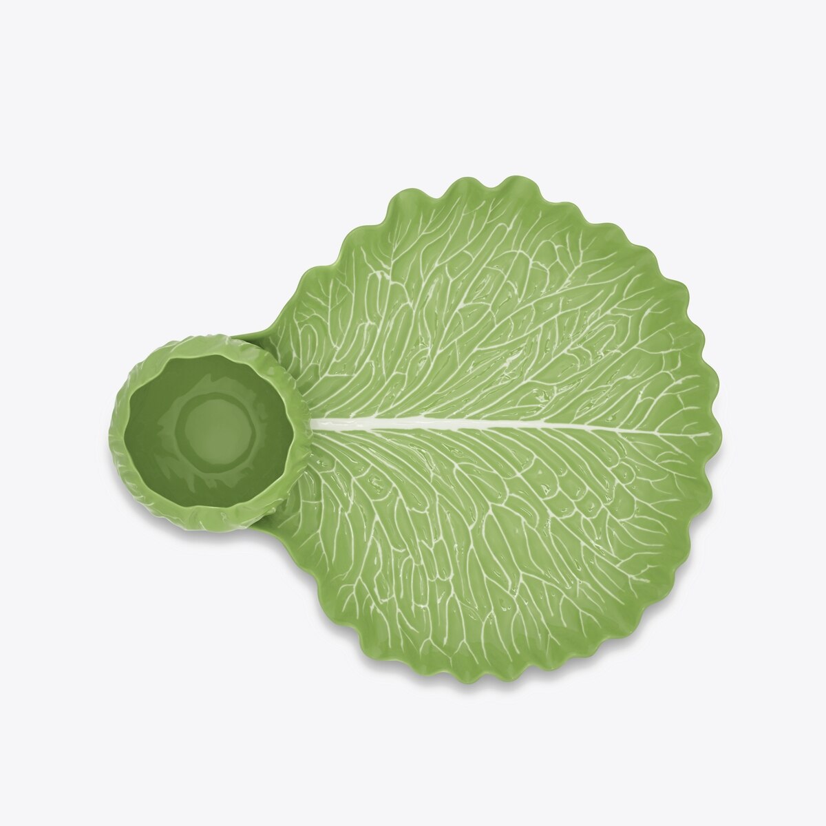 Lettuce Ware CruditÃ© Dish-Green