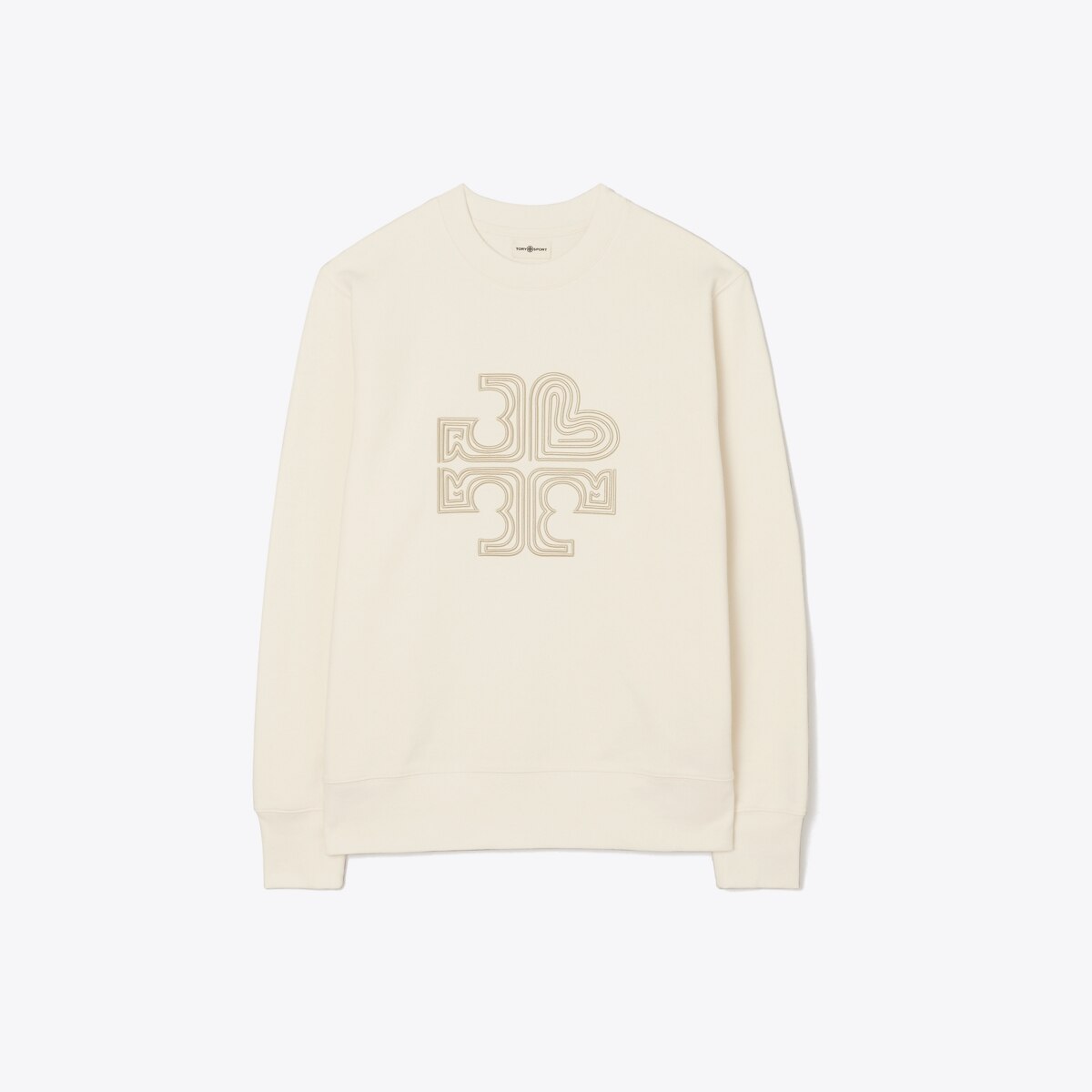 Heavy French Terry Heart Logo Crewneck-French Cream / Royal Red 16 Heavy French Terry Heart Logo Crewneck-French Cream / Royal Red