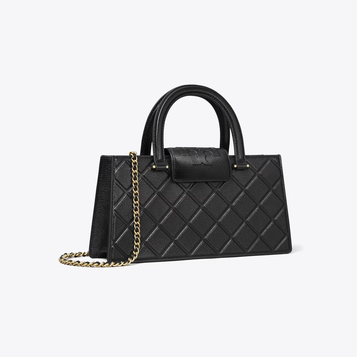 Fleming East-West Tote-Black