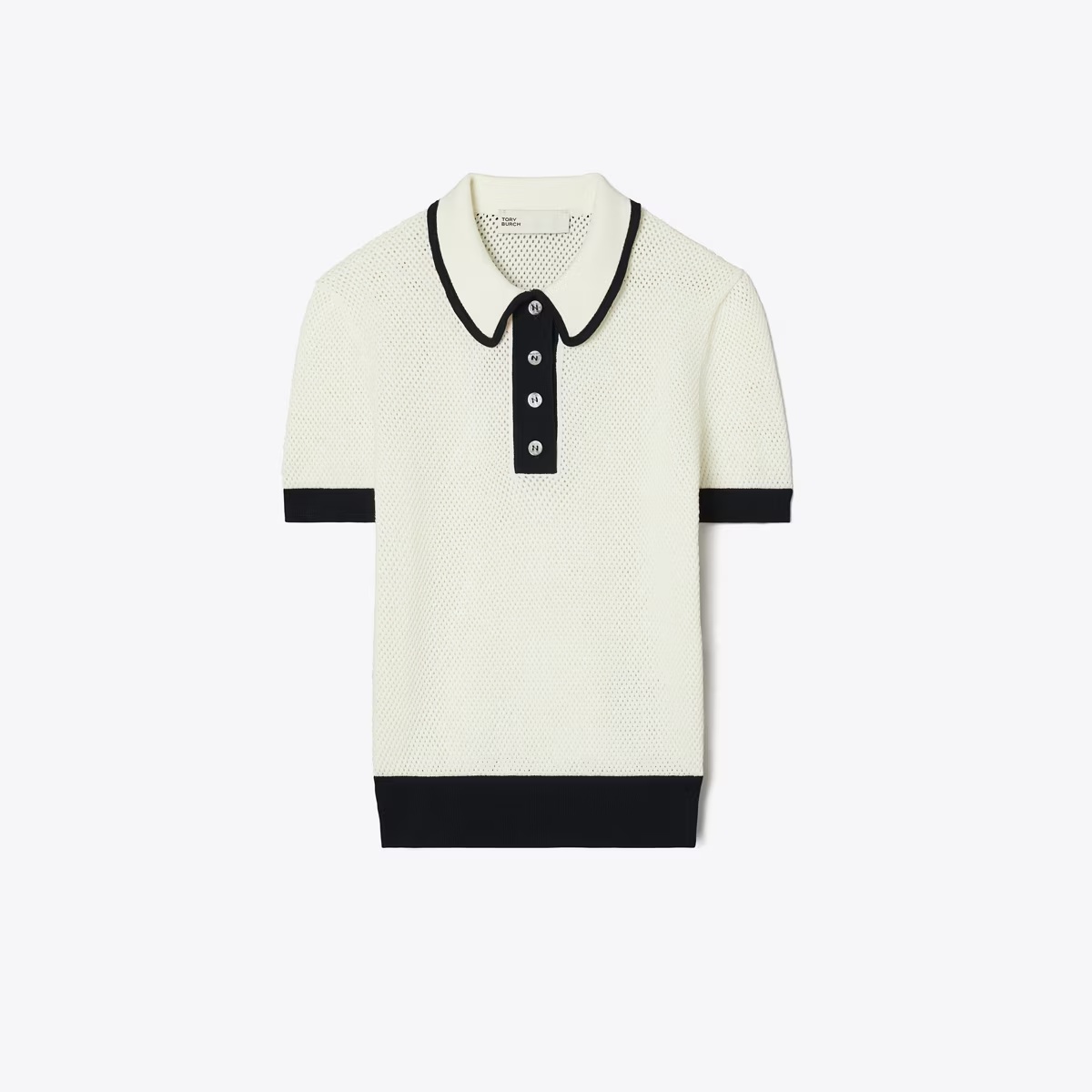Viscose Pointelle Sweater-NEW IVORY